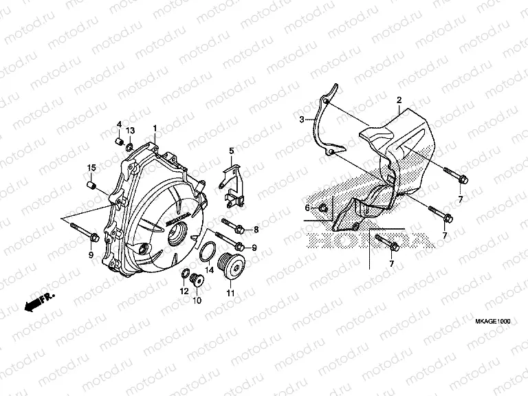 E-10 A.C. GENERATOR COVER