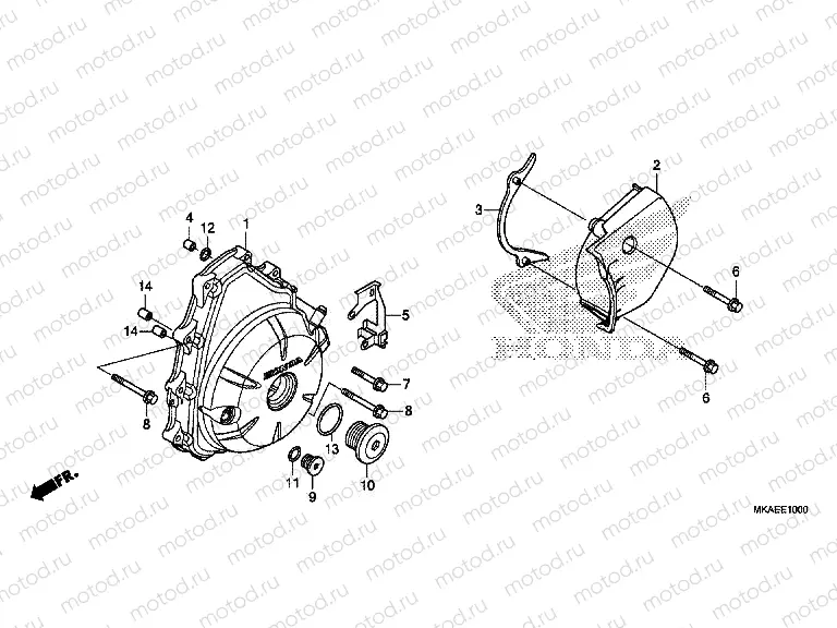 E-10 A.C. GENERATOR COVER