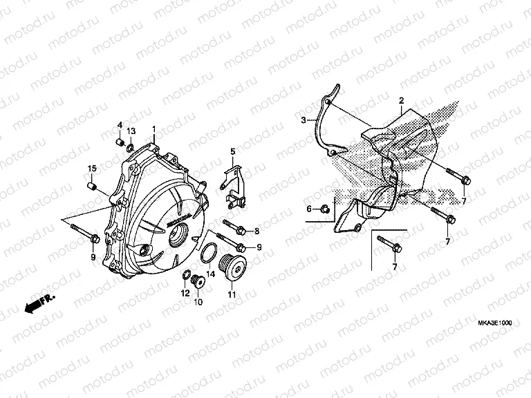 E-10 A.C. GENERATOR COVER