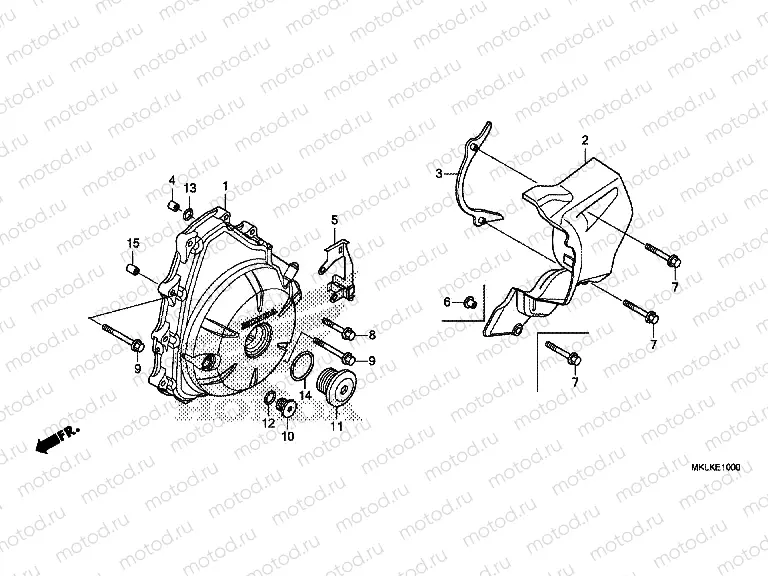 E-10 A.C. GENERATOR COVER