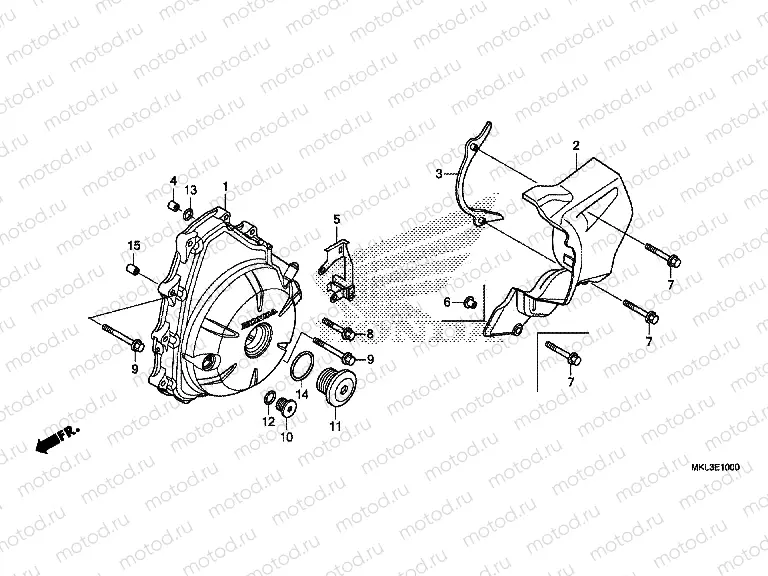 E-10 A.C. GENERATOR COVER