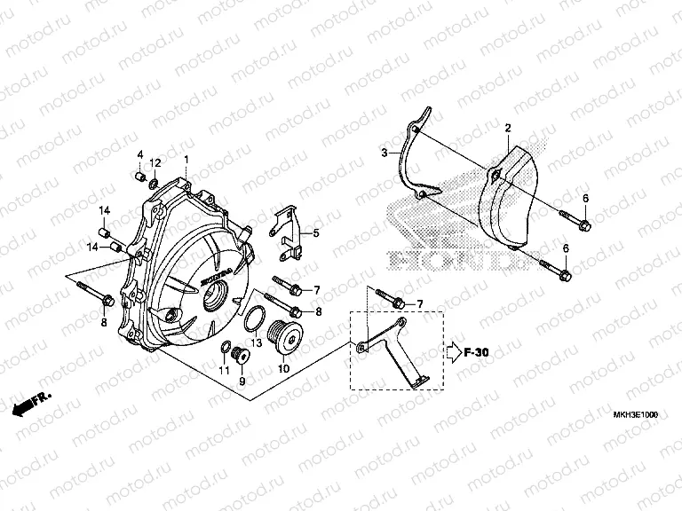 E-10 A.C. GENERATOR COVER