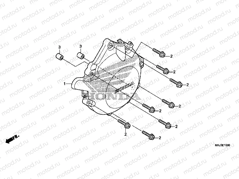 E-10 A.C. GENERATOR COVER