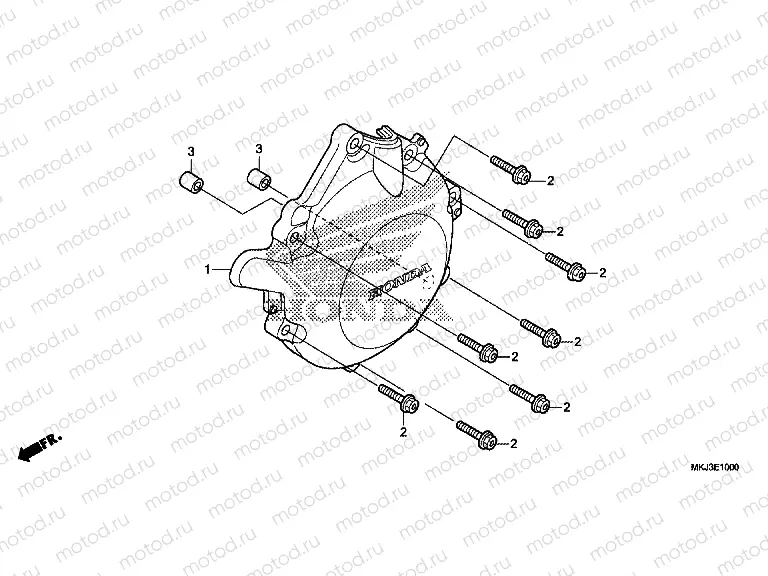E-10 A.C. GENERATOR COVER