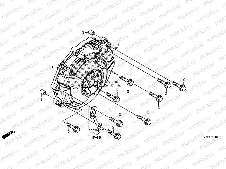 E-10 A.C. GENERATOR COVER
