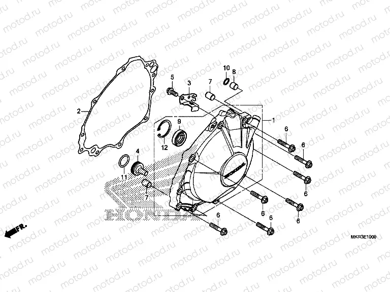 E-10 A.C. GENERATOR COVER