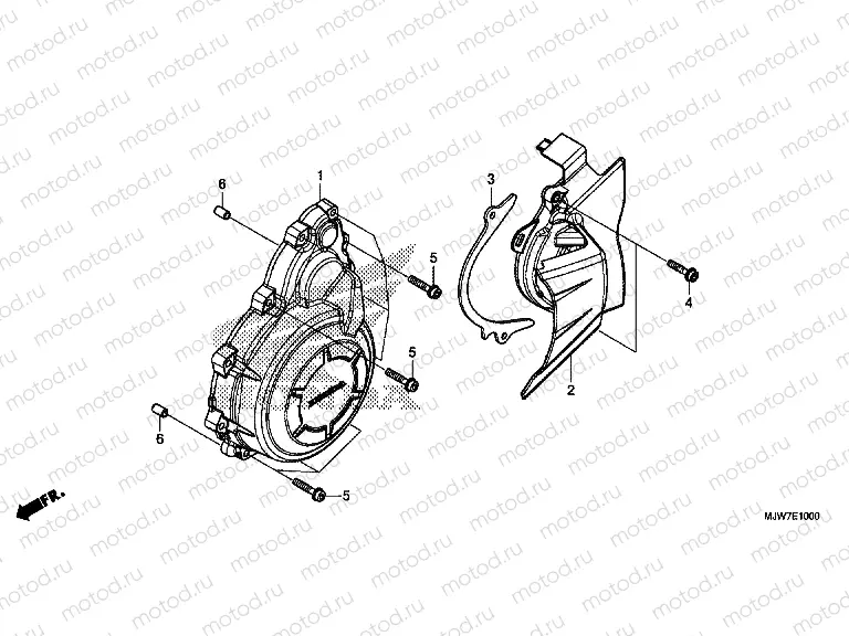 E-10 A.C. GENERATOR COVER