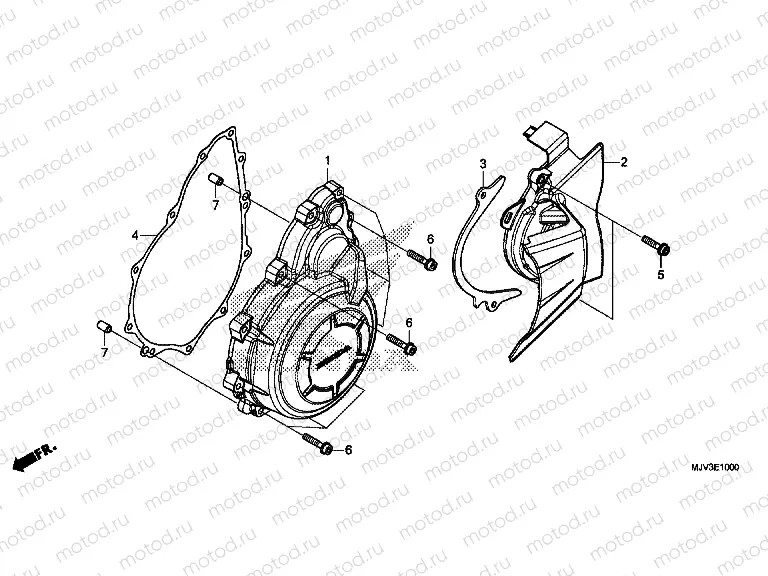 E-10 A.C. GENERATOR COVER