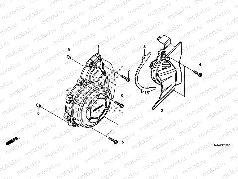 E-10 A.C. GENERATOR COVER