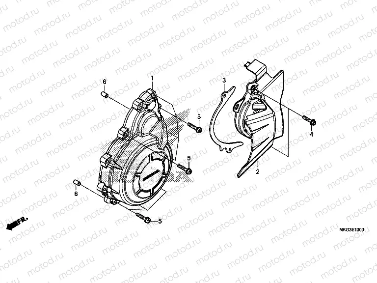 E-10 A.C. GENERATOR COVER