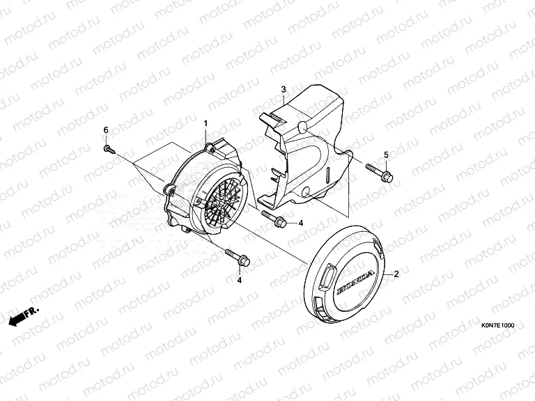 E-10 A.C. GENERATOR COVER