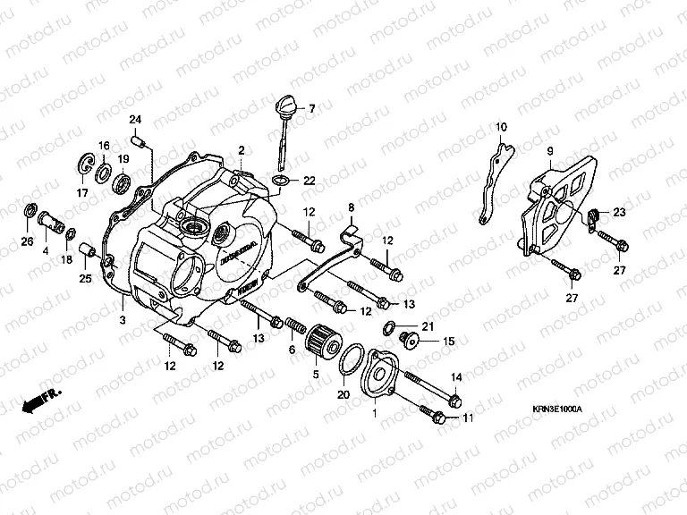 E-10 B. CRANKSHAFT COVER