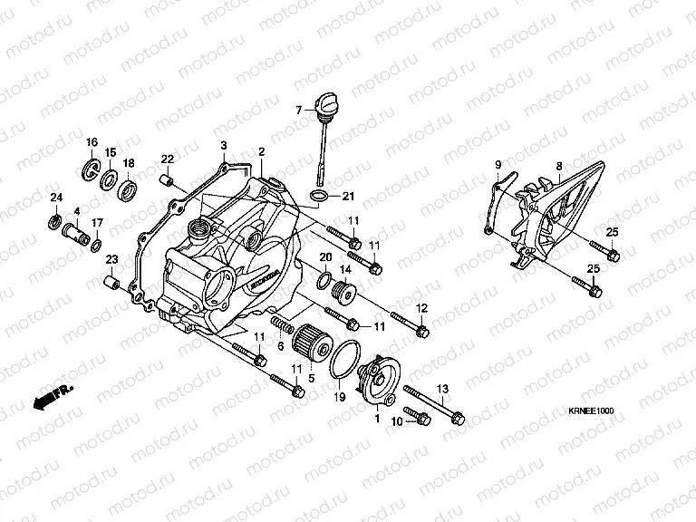 E-10 B. CRANKSHAFT COVER