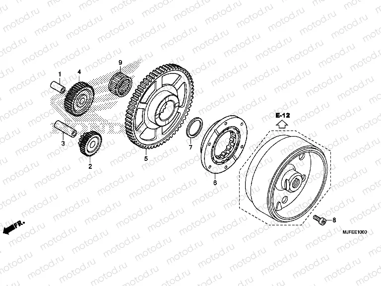 E-10 CLUTCH COUPLING START