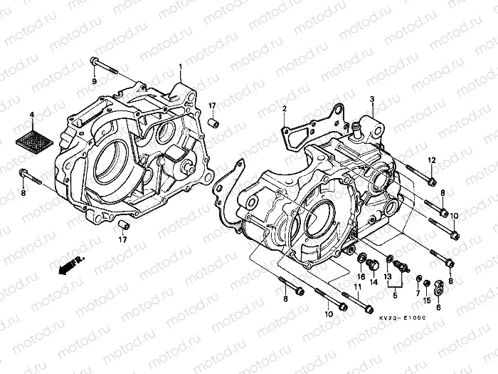 E-10 CRANKSHAFT