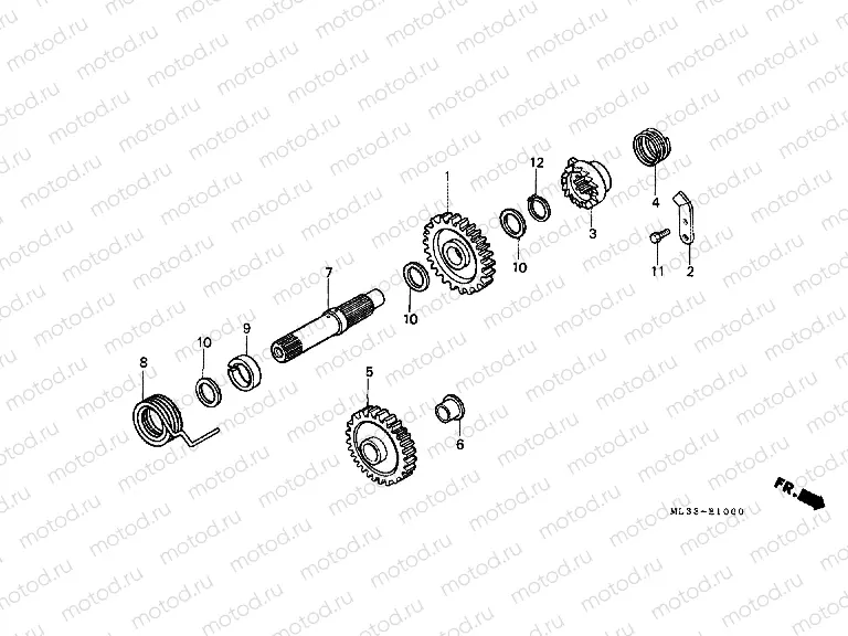 E-10 DRIVE SHAFT AXLE