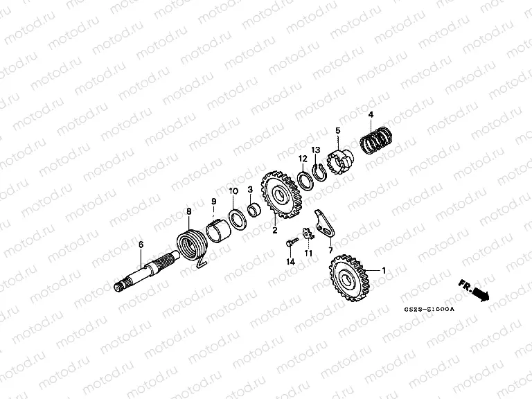 E-10 DRIVE SHAFT AXLE
