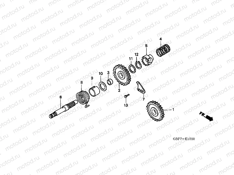 E-10 DRIVE SHAFT AXLE