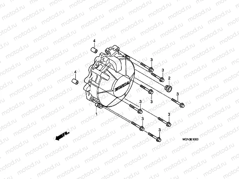 E-10 GENERATOR COVER