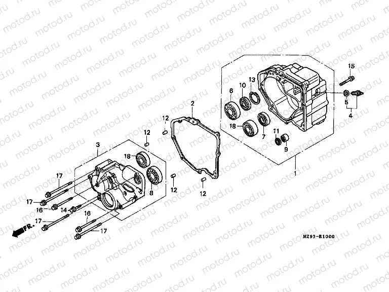 E-10 REAR HOUSING