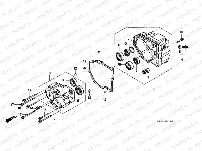 E-10 REAR HOUSING