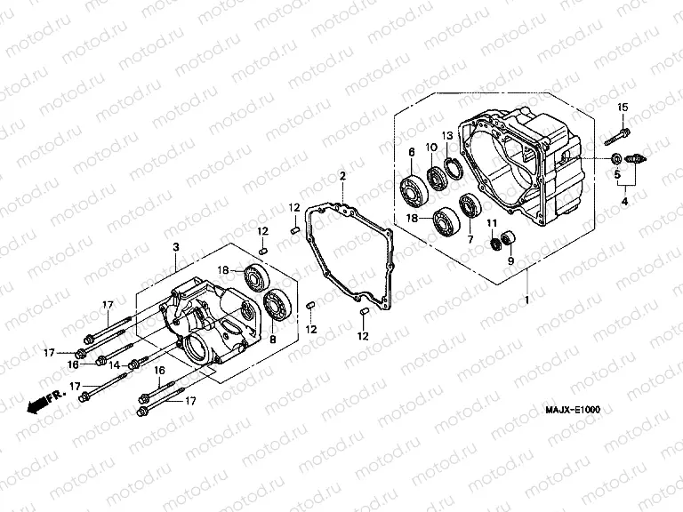 E-10 REAR HOUSING