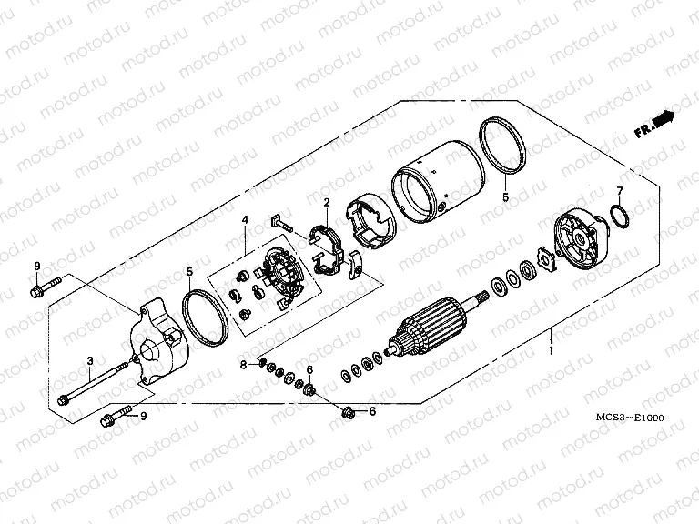 E-10 STARTER ENGINE