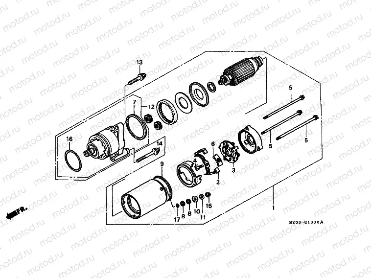 E-10 STARTER ENGINE