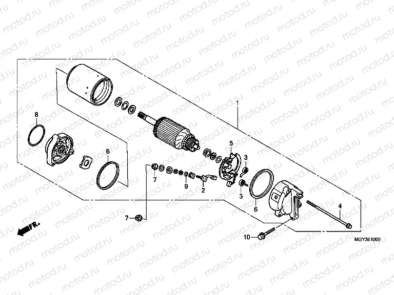E-10 STARTER ENGINE
