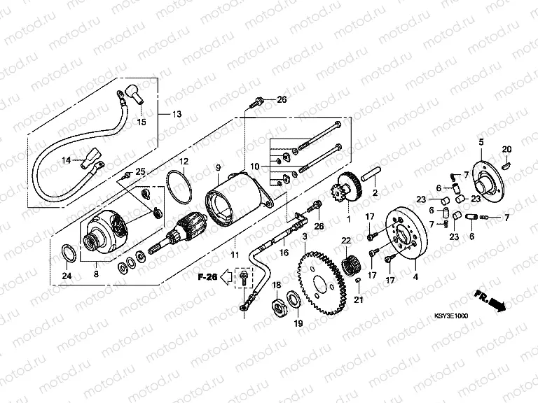 E-10 STARTER ENGINE