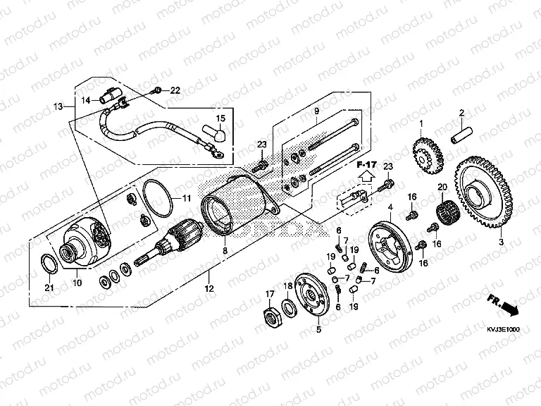 E-10 STARTER ENGINE