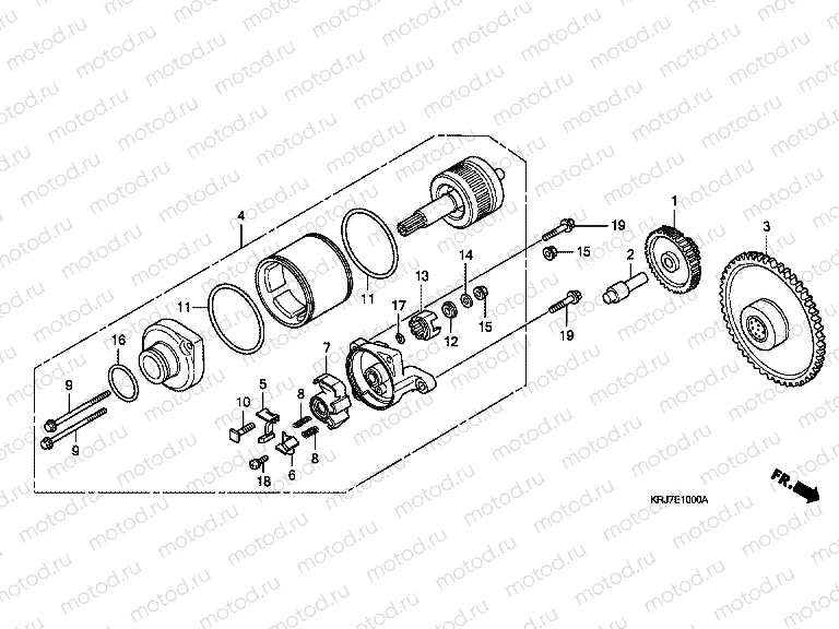E-10 STARTER ENGINE