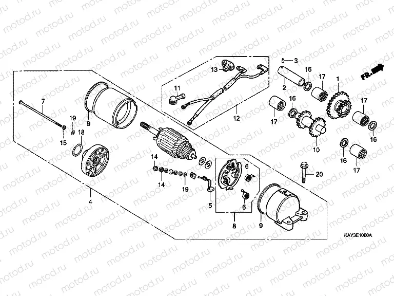 E-10 STARTER ENGINE