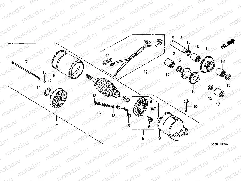 E-10 STARTER ENGINE
