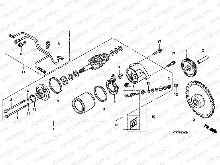 E-10 STARTER ENGINE