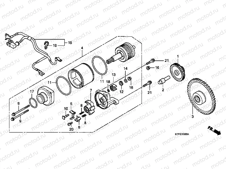 E-10 STARTER ENGINE