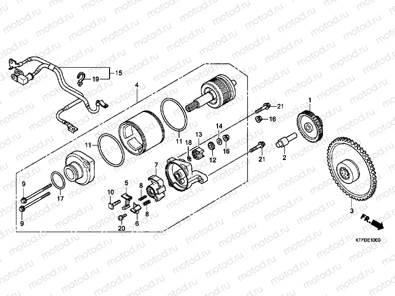 E-10 STARTER ENGINE