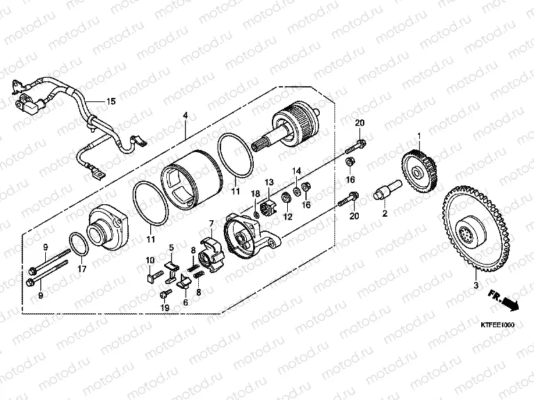 E-10 STARTER ENGINE