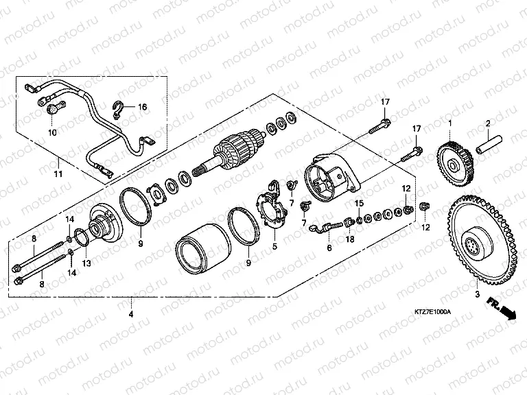 E-10 STARTER ENGINE