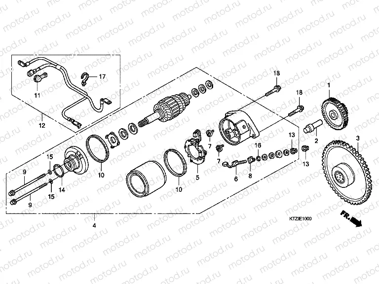 E-10 STARTER ENGINE