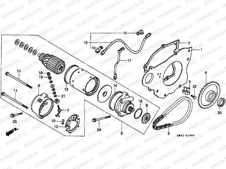 E-10 STARTER ENGINE