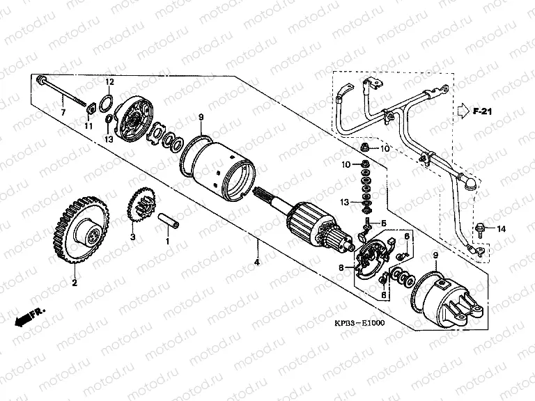 E-10 STARTER ENGINE