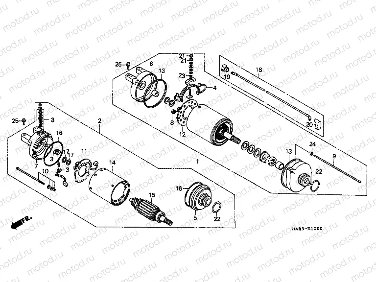 E-10 STARTER ENGINE