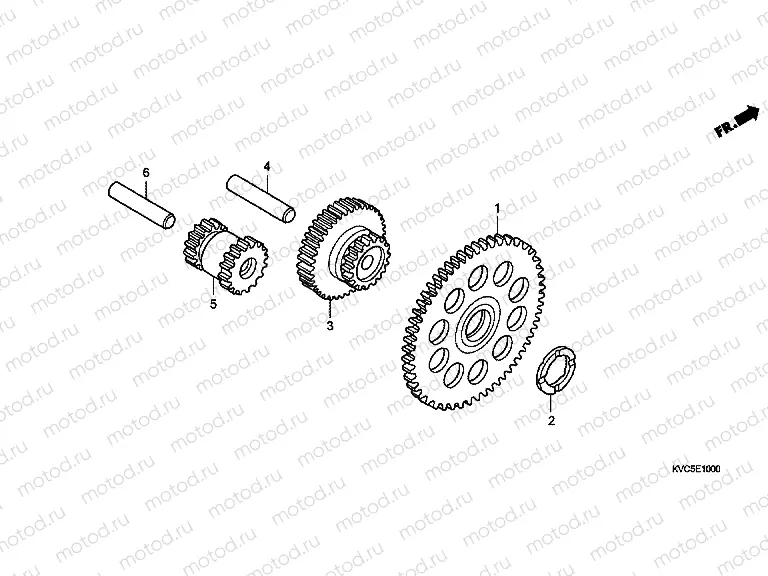 E-10 STARTER GEAR (GLH1251SH / 2SH / 3SH)