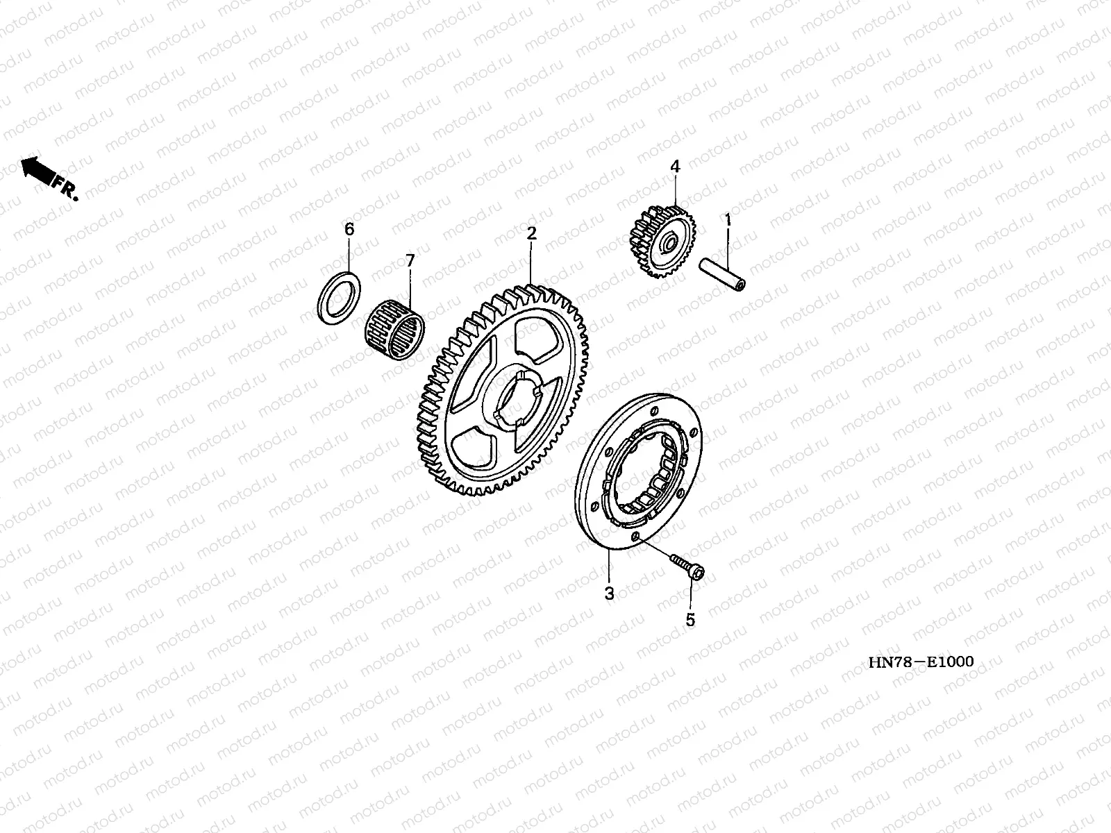 E-10 STARTING GEAR