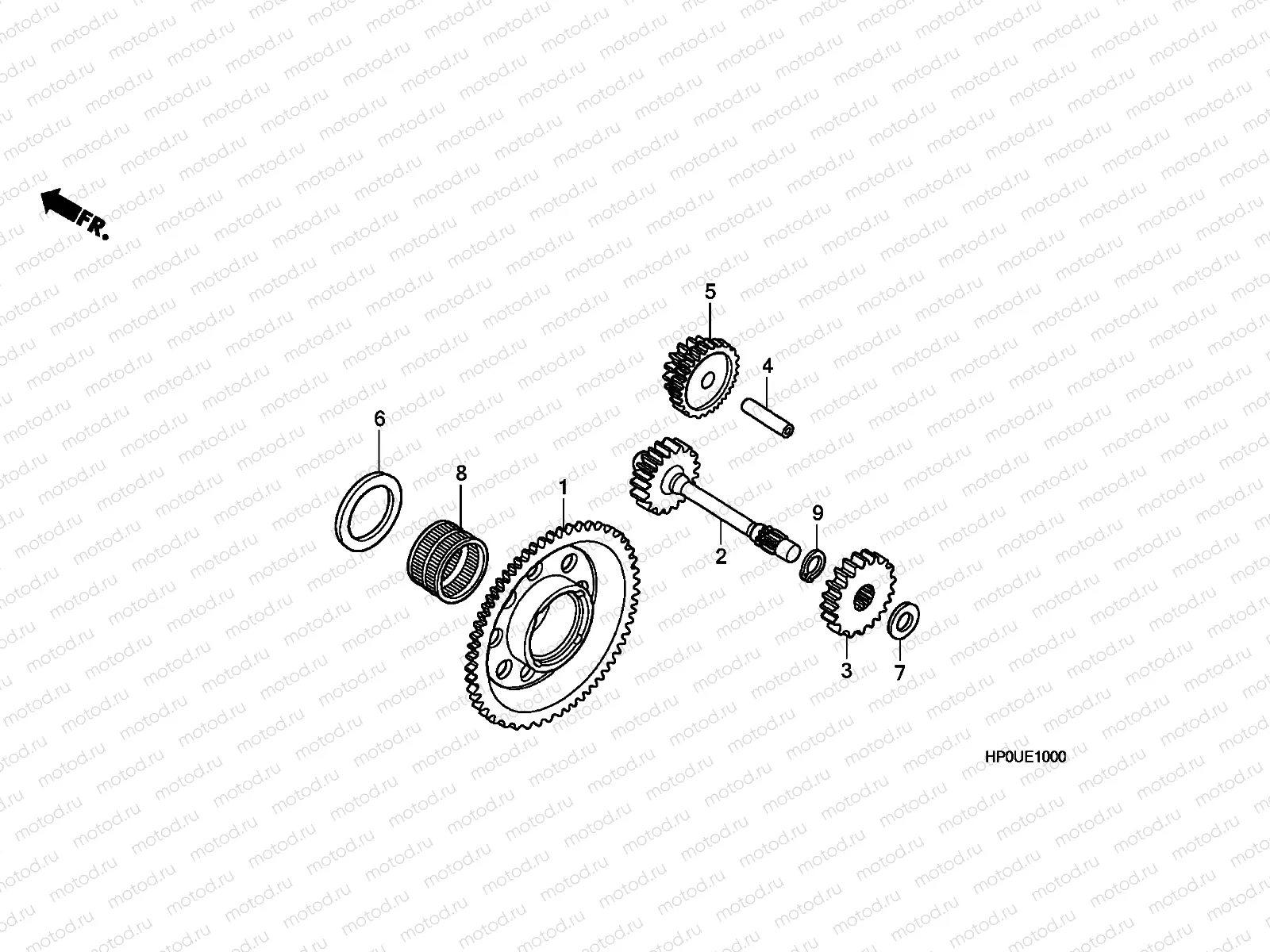 E-10 STARTING GEAR