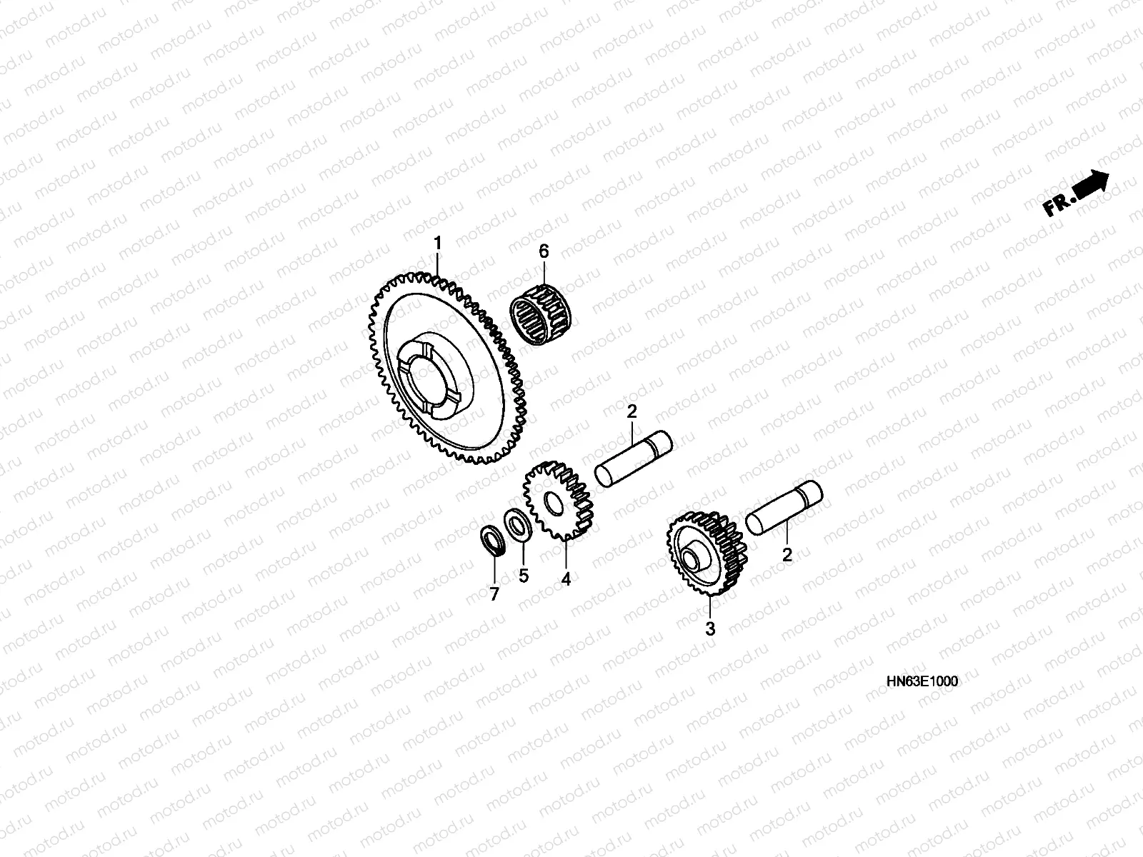 E-10 STARTING GEAR