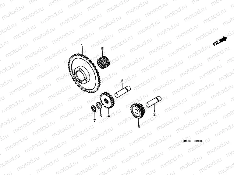E-10 STARTING GEAR
