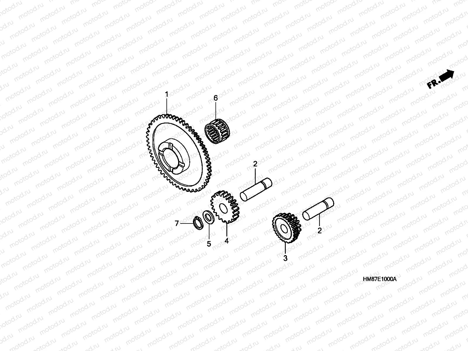 E-10 STARTING GEAR