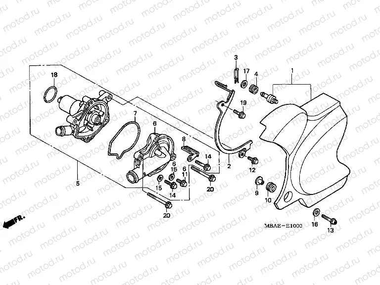 E-10 WATER PUMP
